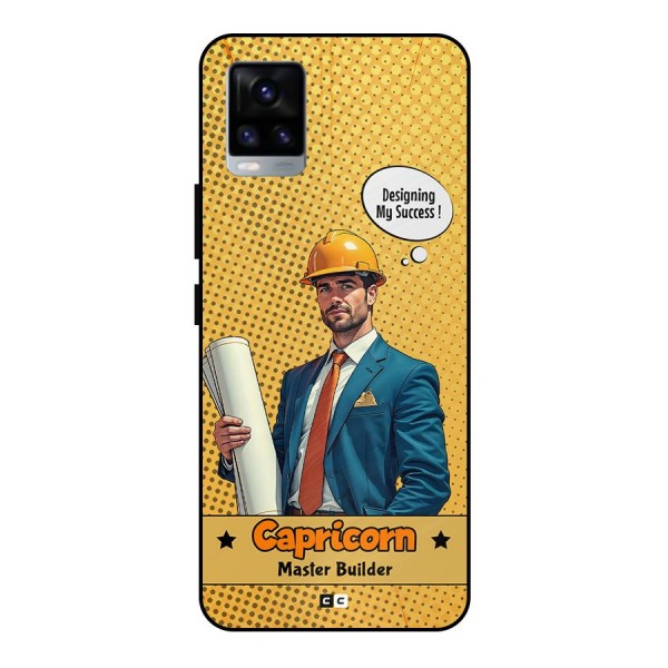 Successful Capricorn Metal Back Case for Vivo V20 2021