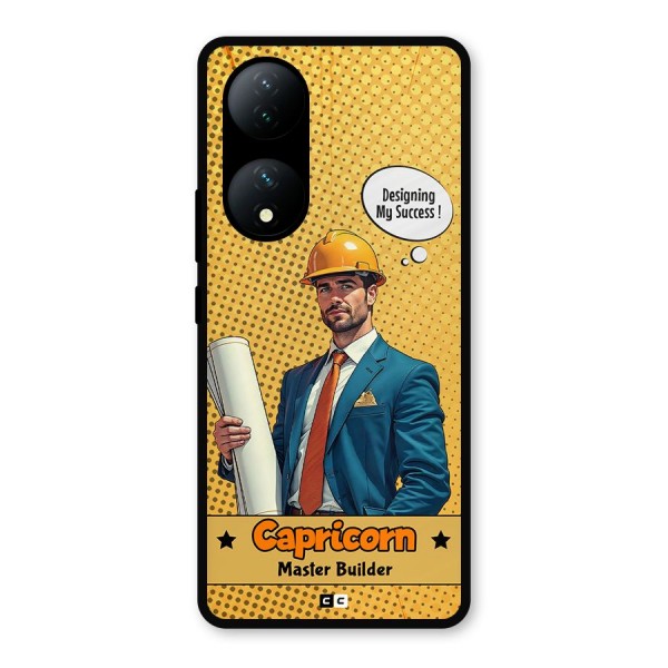 Successful Capricorn Metal Back Case for Vivo Y100a