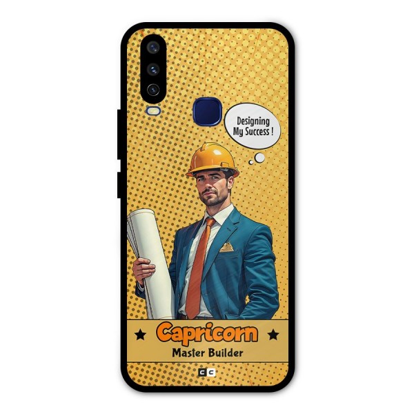 Successful Capricorn Metal Back Case for Vivo Y12
