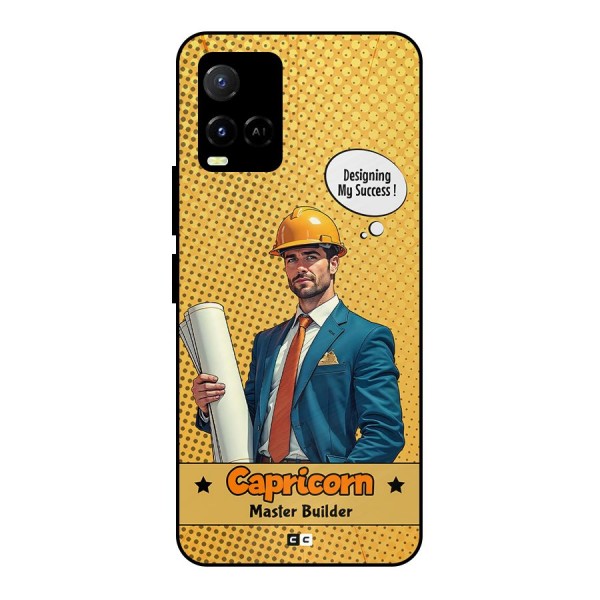 Successful Capricorn Metal Back Case for Vivo Y21T