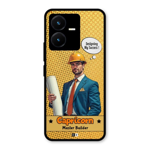 Successful Capricorn Metal Back Case for Vivo Y22