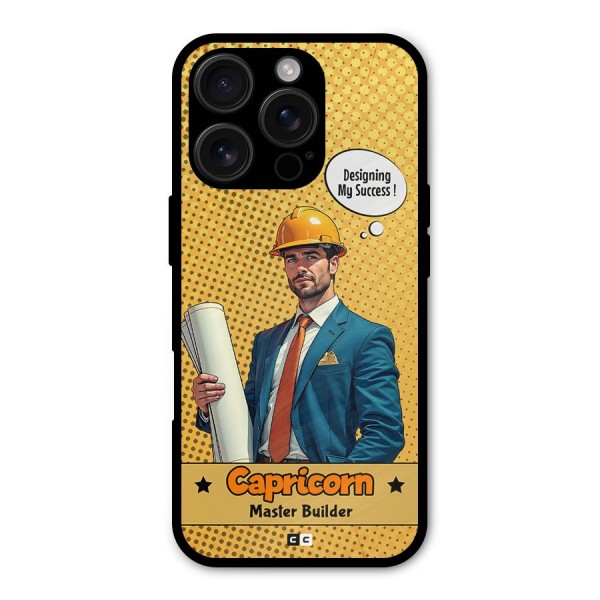 Successful Capricorn Metal Back Case for iPhone 16 Pro