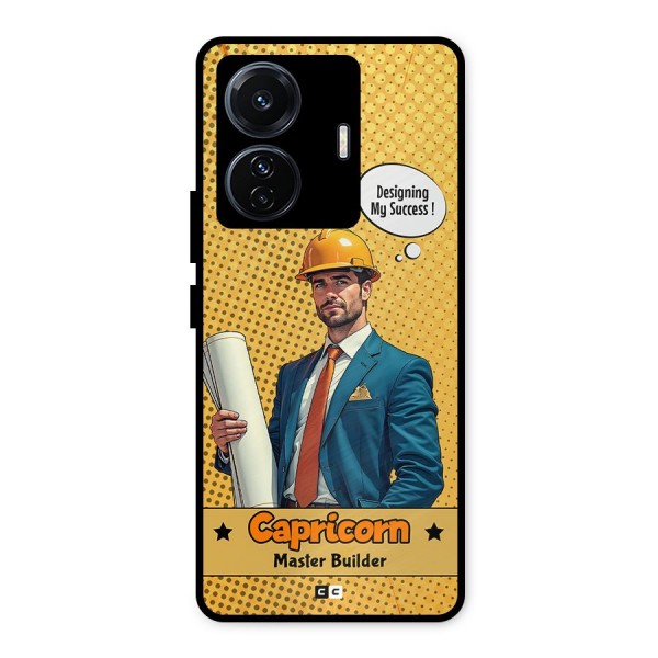 Successful Capricorn Metal Back Case for iQOO Z6