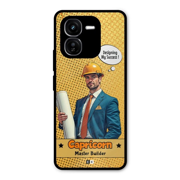 Successful Capricorn Metal Back Case for iQOO Z9x