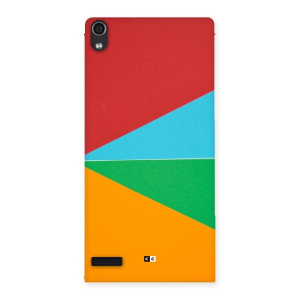 Summer Abstract Back Case for Ascend P6