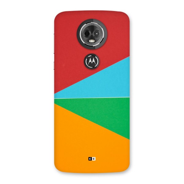 Summer Abstract Back Case for Moto E5 Plus