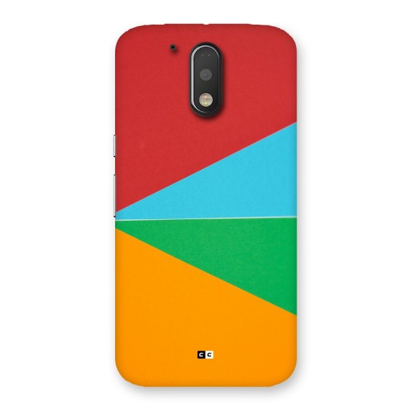 Summer Abstract Back Case for Moto G4 Plus