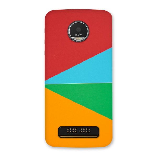 Summer Abstract Back Case for Moto Z Play