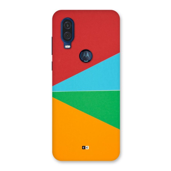 Summer Abstract Back Case for Motorola One Vision
