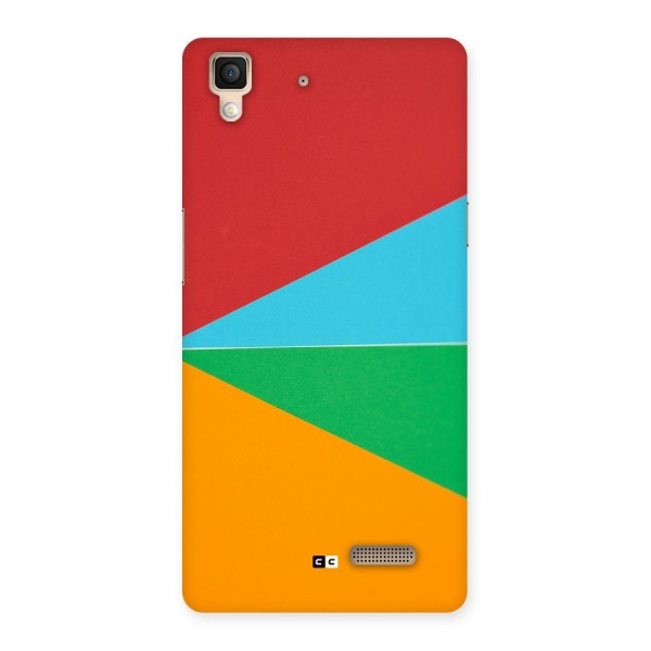 Summer Abstract Back Case for Oppo R7