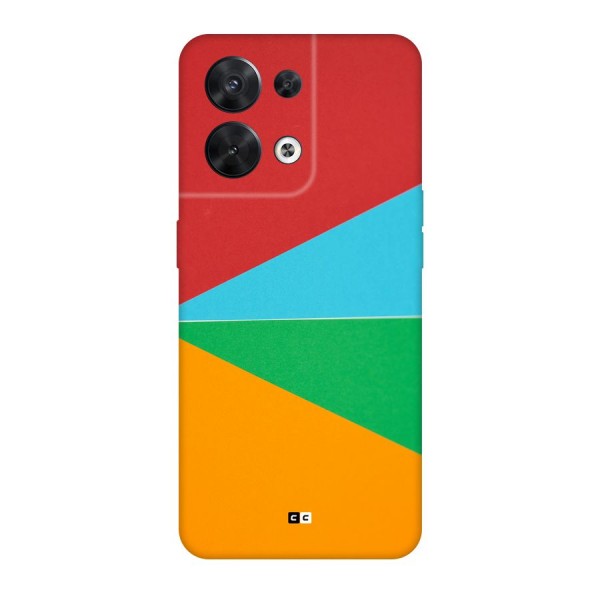 Summer Abstract Back Case for Oppo Reno8 5G