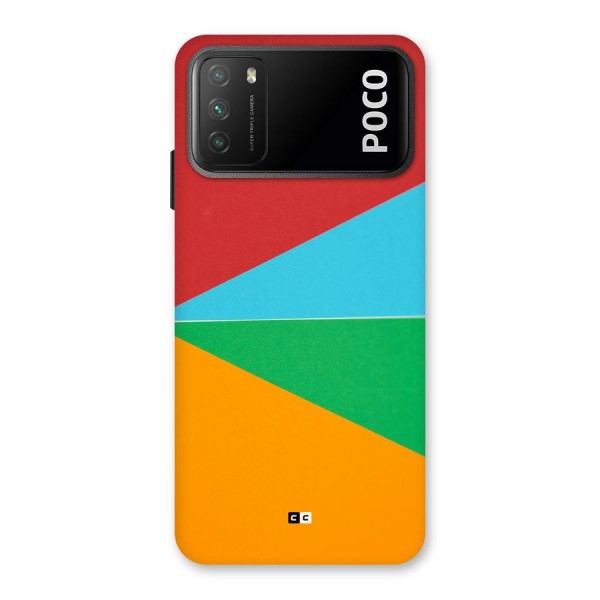 Summer Abstract Back Case for Poco M3