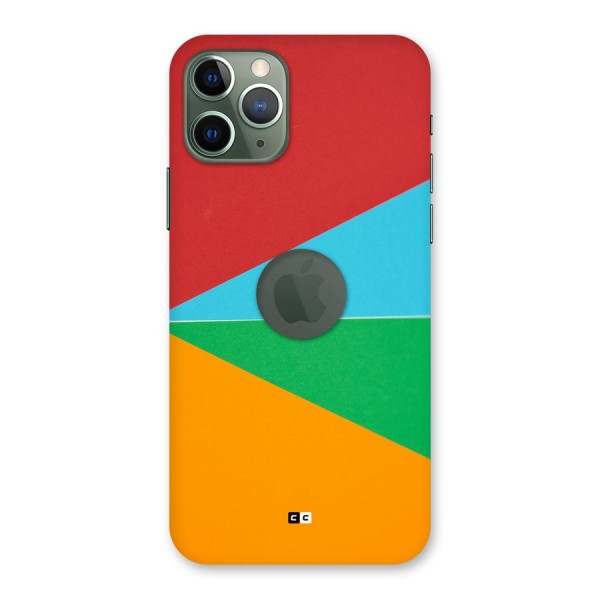 Summer Abstract Back Case for iPhone 11 Pro Logo Cut