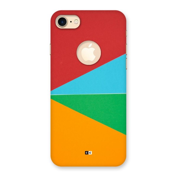 Summer Abstract Back Case for iPhone 7 Logo Cut