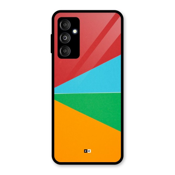 Summer Abstract Glass Back Case for Galaxy M14 5G