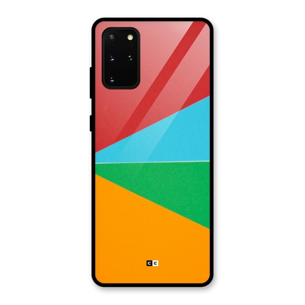 Summer Abstract Glass Back Case for Galaxy S20 Plus