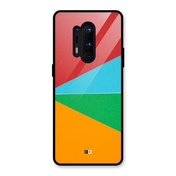 Summer Abstract Glass Back Case for OnePlus 8 Pro
