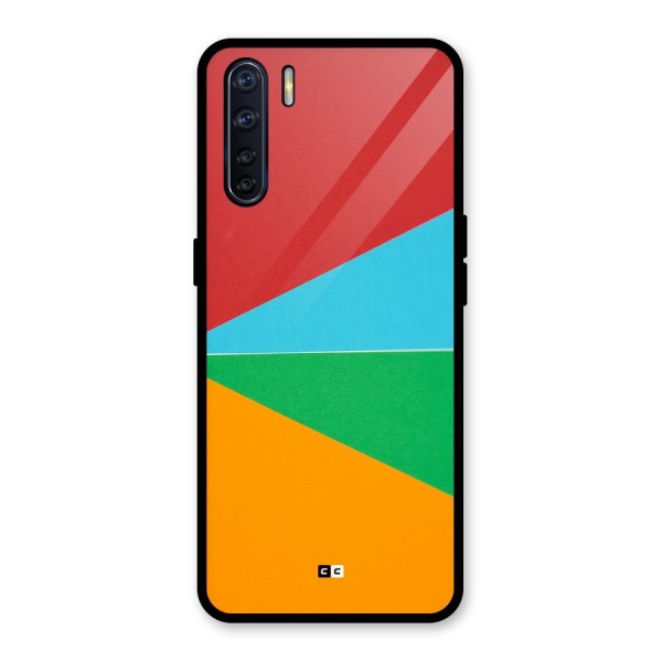 Summer Abstract Glass Back Case for Oppo F15