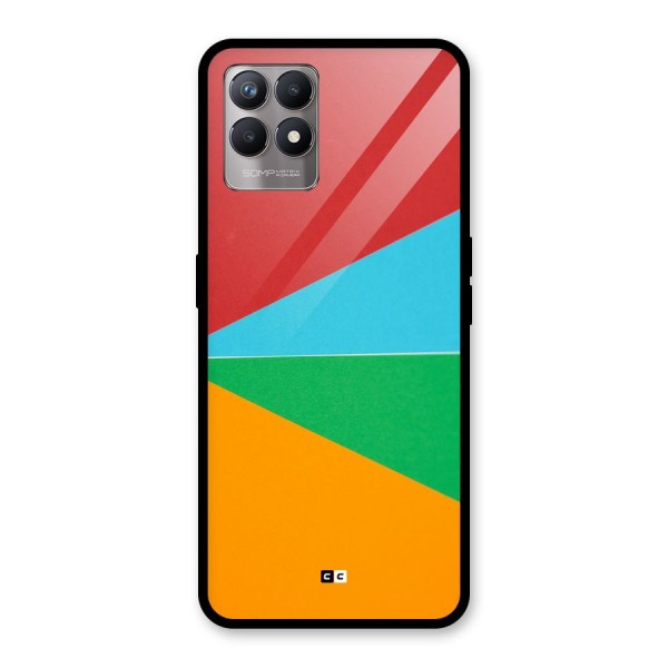 Summer Abstract Glass Back Case for Realme Narzo 50