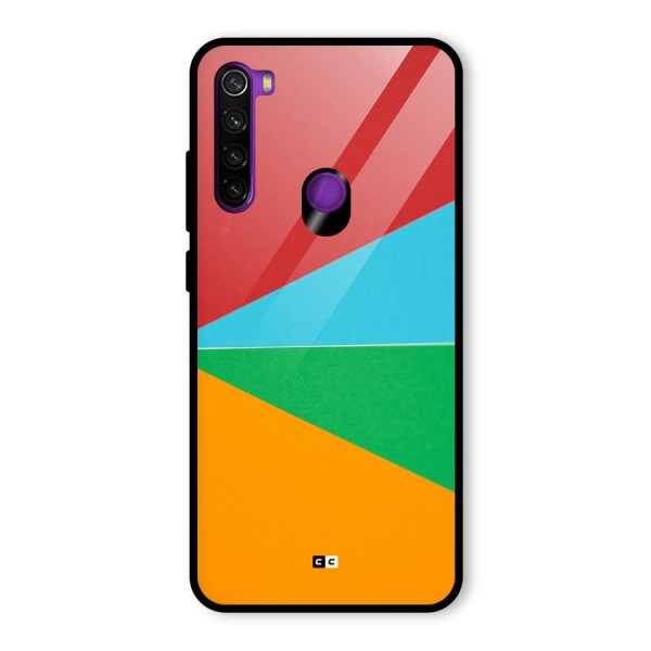 Summer Abstract Glass Back Case for Redmi Note 8