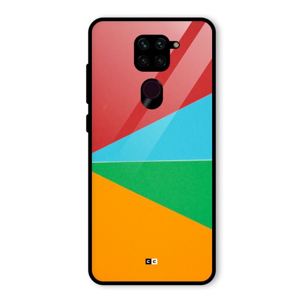 Summer Abstract Glass Back Case for Redmi Note 9
