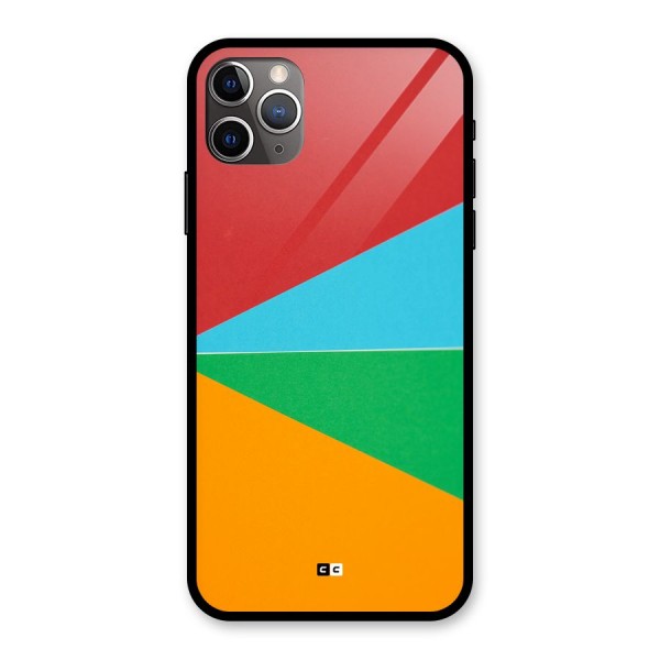 Summer Abstract Glass Back Case for iPhone 11 Pro Max