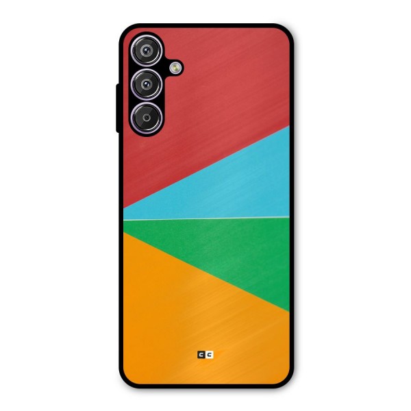 Summer Abstract Metal Back Case for Galaxy F15