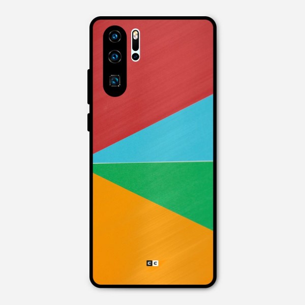 Summer Abstract Metal Back Case for Huawei P30 Pro