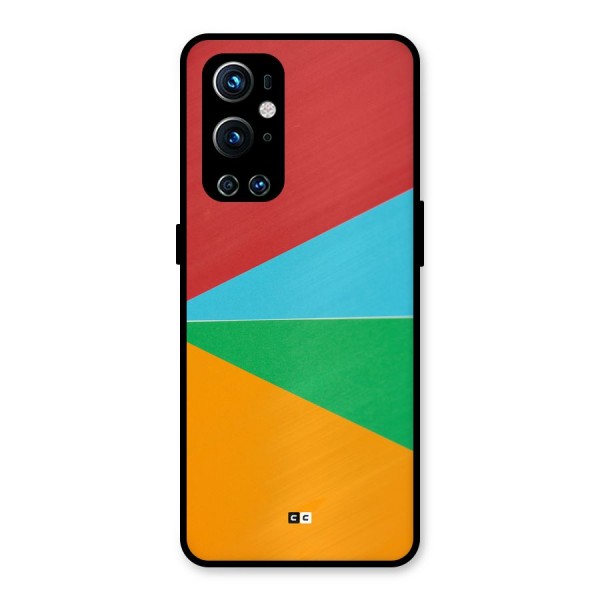 Summer Abstract Metal Back Case for OnePlus 9 Pro