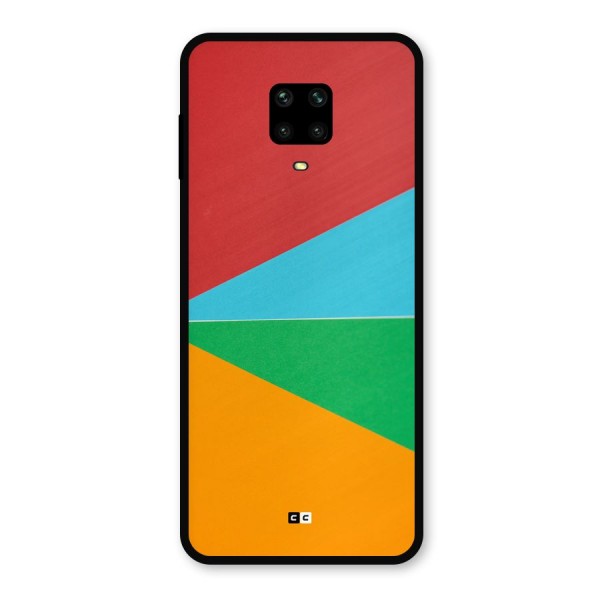 Summer Abstract Metal Back Case for Redmi Note 9 Pro Max