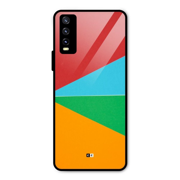 Summer Abstract Metal Back Case for Vivo Y20t