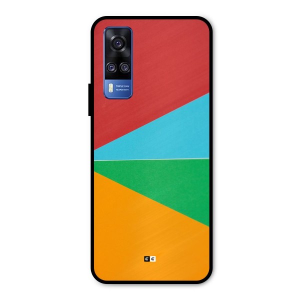 Summer Abstract Metal Back Case for Vivo Y51A