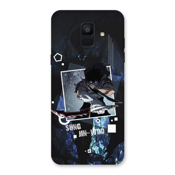 Sung Jinwoo In Battle Back Case for Galaxy A6 (2018)