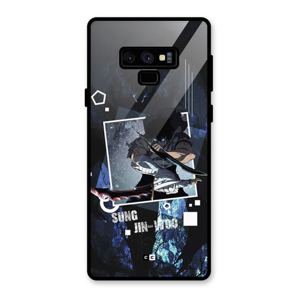 Sung Jinwoo In Battle Glass Back Case for Galaxy Note 9