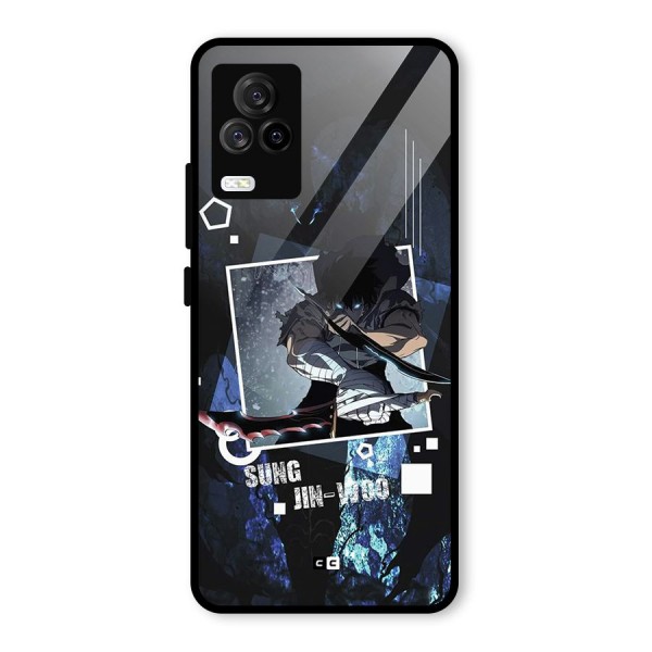 Sung Jinwoo In Battle Glass Back Case for Vivo iQOO 7 Legend 5G