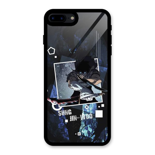 Sung Jinwoo In Battle Glass Back Case for iPhone 7 Plus