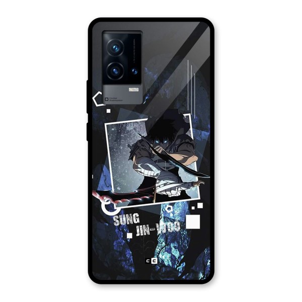 Sung Jinwoo In Battle Glass Back Case for iQOO 9 5G