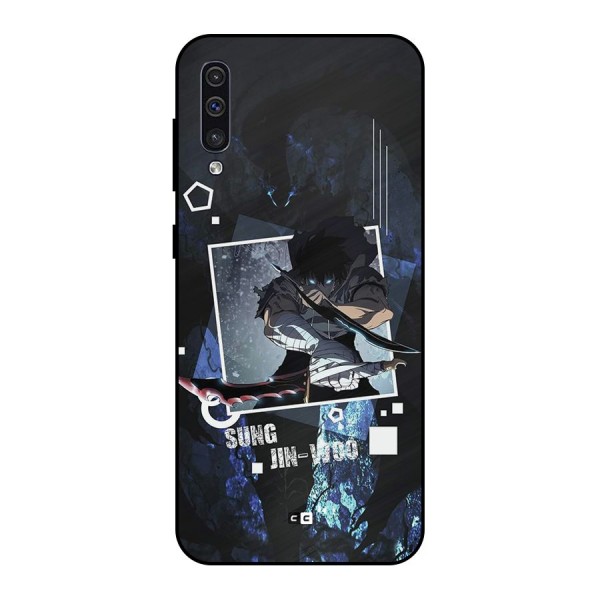 Sung Jinwoo In Battle Metal Back Case for Galaxy A30s