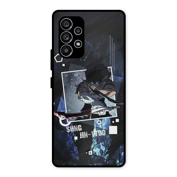Sung Jinwoo In Battle Metal Back Case for Galaxy A53 5G