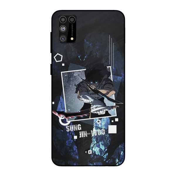 Sung Jinwoo In Battle Metal Back Case for Galaxy M31