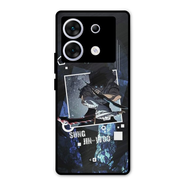 Sung Jinwoo In Battle Metal Back Case for Infinix Zero 30 5G