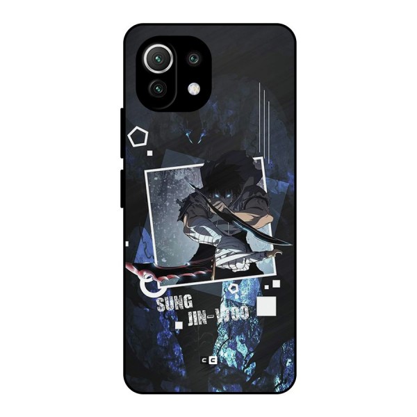 Sung Jinwoo In Battle Metal Back Case for Mi 11 Lite