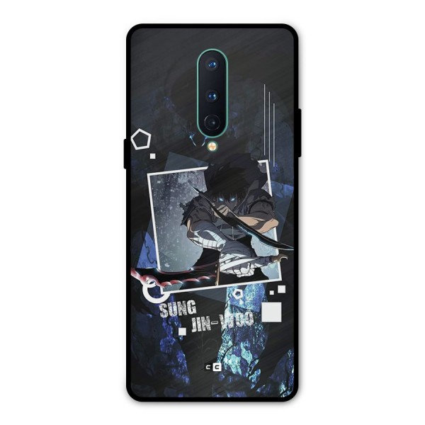 Sung Jinwoo In Battle Metal Back Case for OnePlus 8