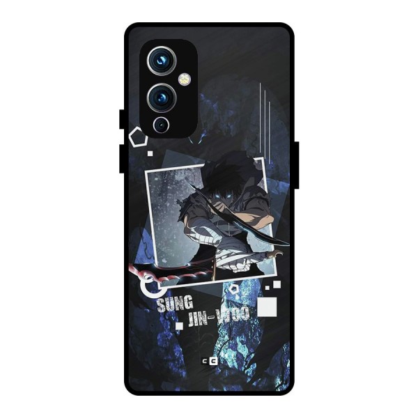 Sung Jinwoo In Battle Metal Back Case for OnePlus 9