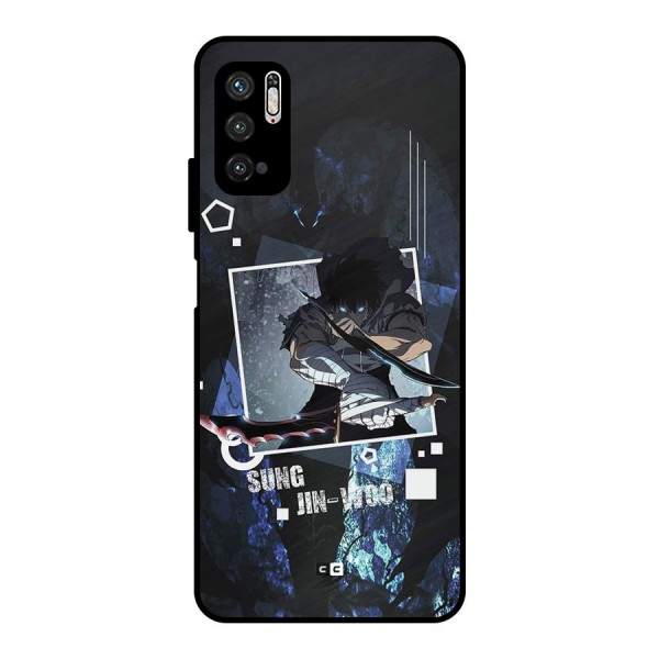 Sung Jinwoo In Battle Metal Back Case for Poco M3 Pro 5G