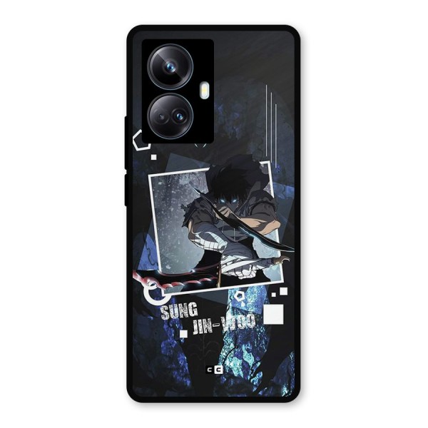 Sung Jinwoo In Battle Metal Back Case for Realme 10 Pro Plus