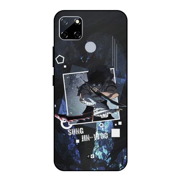 Sung Jinwoo In Battle Metal Back Case for Realme Narzo 30A