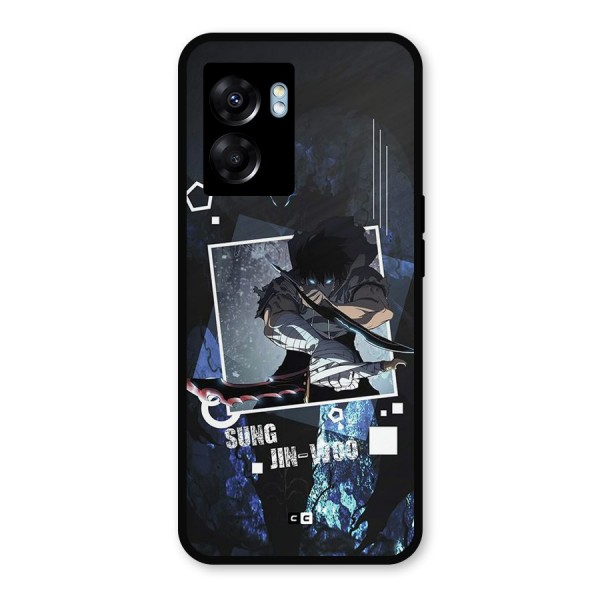 Sung Jinwoo In Battle Metal Back Case for Realme Narzo 50 5G