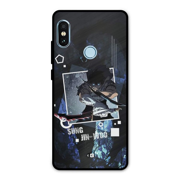 Sung Jinwoo In Battle Metal Back Case for Redmi Note 5 Pro