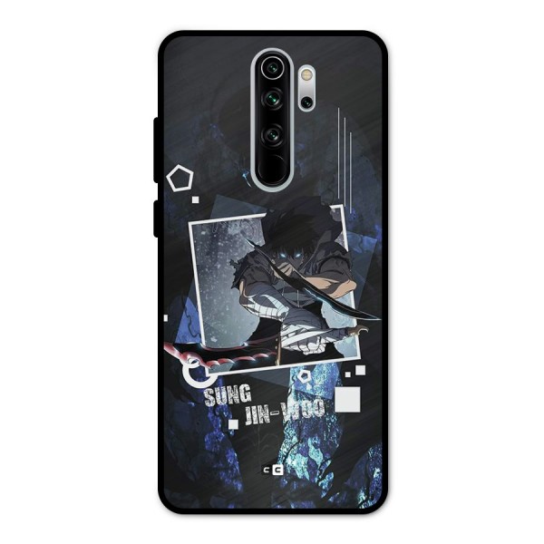 Sung Jinwoo In Battle Metal Back Case for Redmi Note 8 Pro